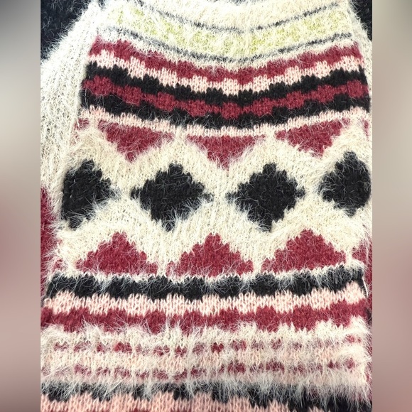 Raj Women's Boho Tribal Aztec Southwestern Open Front Cardigan Sweater One Size - Picture 4 of 8